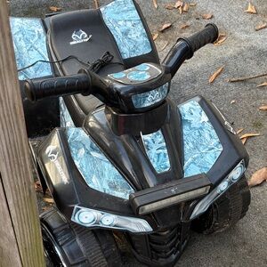 Realtree Black and Blue Kids Ride-On ATV